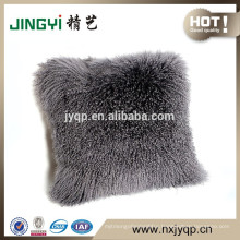 2018 Wholesale Fancy Mongolian Lamb Cushion